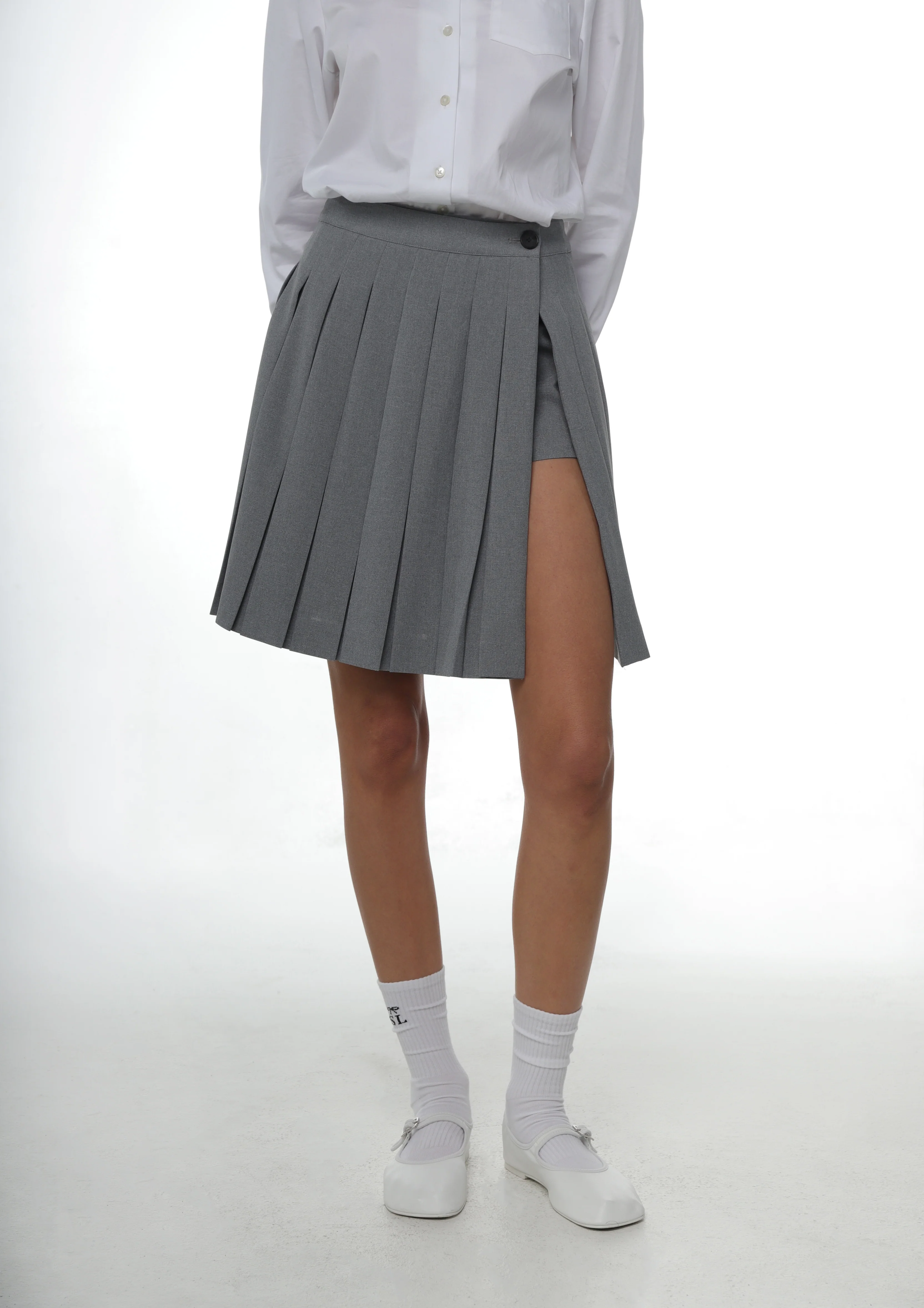 ASTRA SKORT IN GREY - Image 5