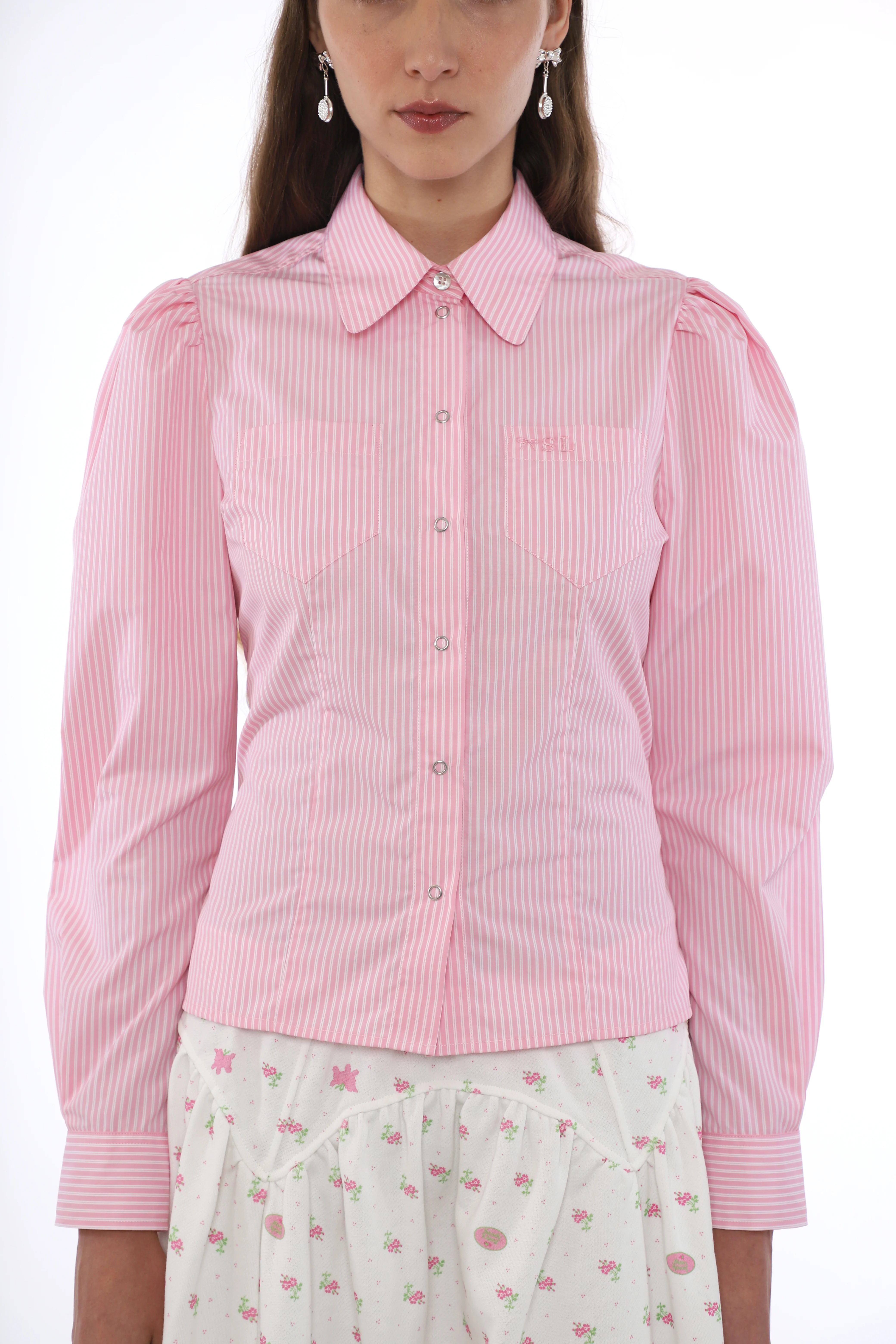 BAELA TOP IN PINK STRIPE - Image 6