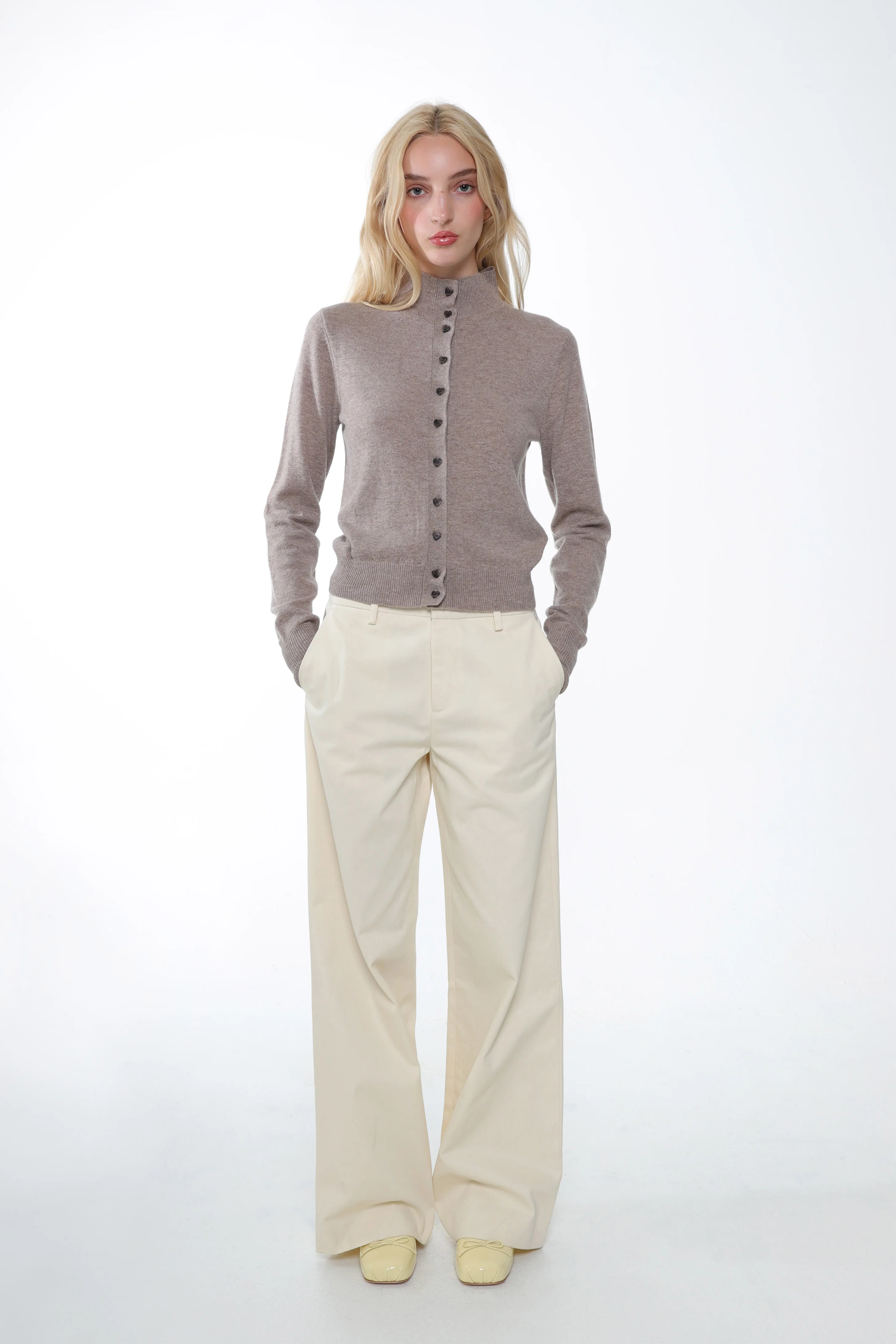 GLASS PANT IN CREAM - Image 5