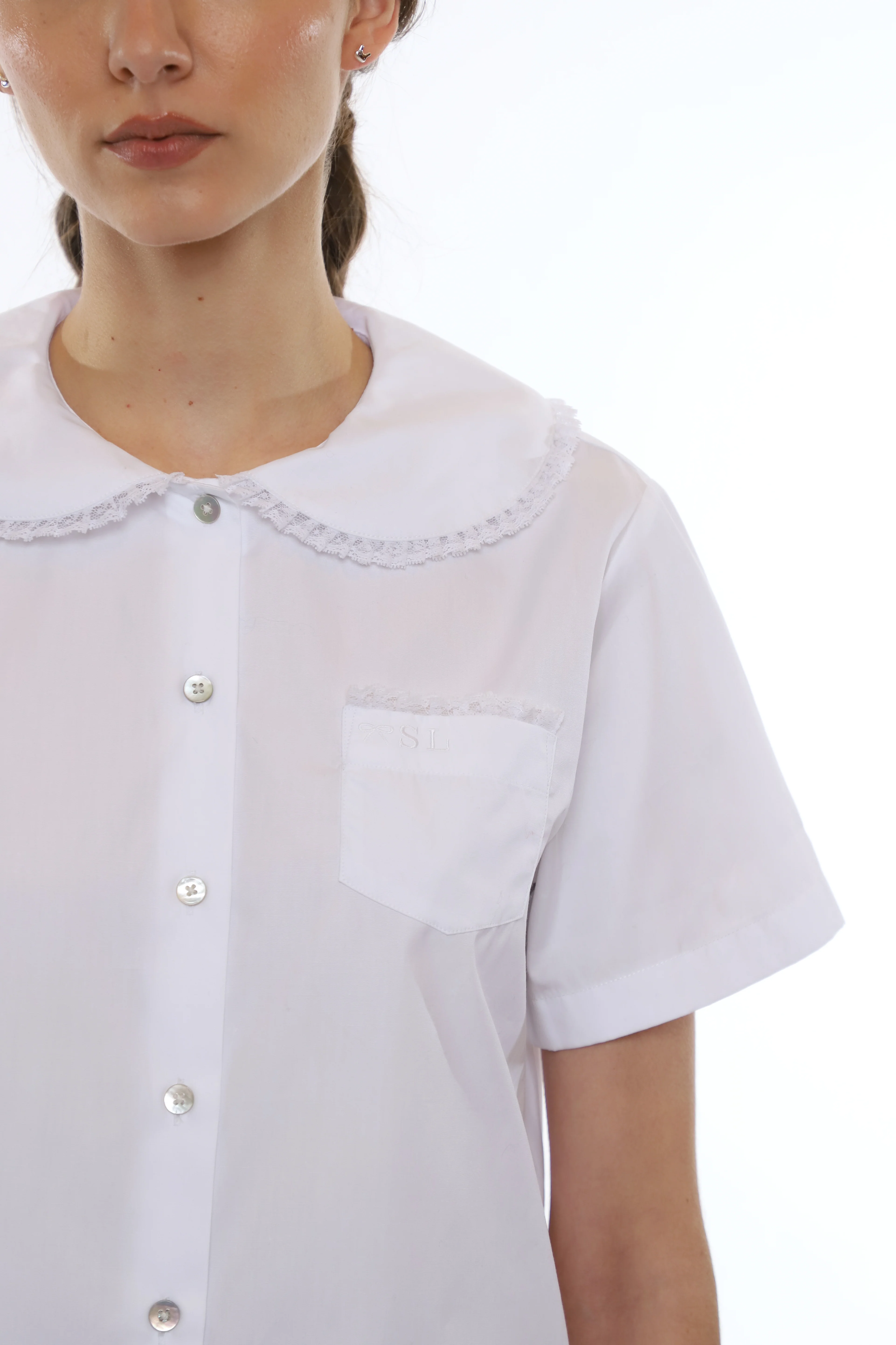 SPLITTER TOP IN WHITE - Image 4