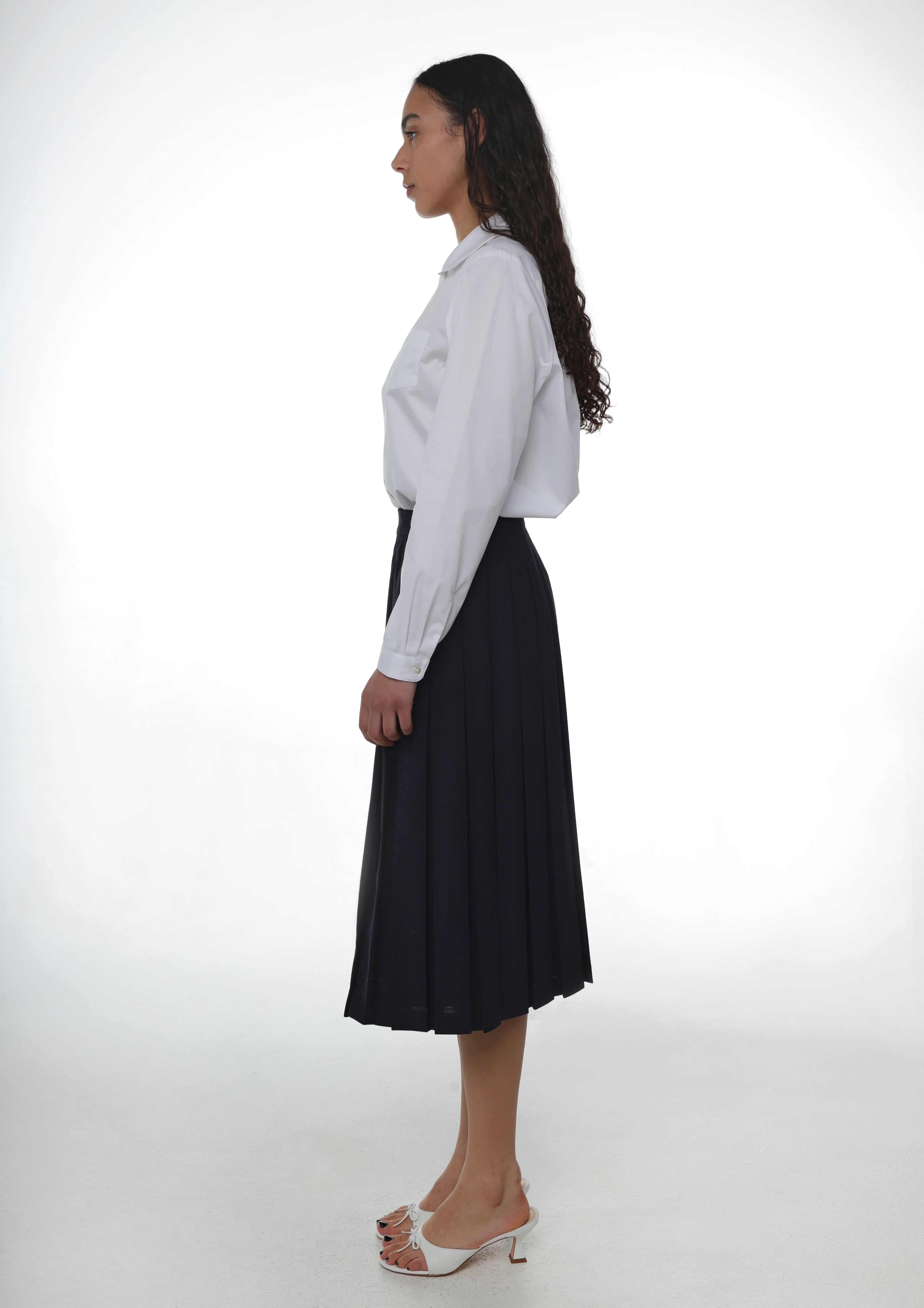 UNIFORM SKORT IN DARK NAVY - Image 3
